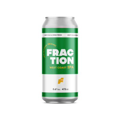 Fraction West Coast IPA, 0.5° - 4 x 473cc
