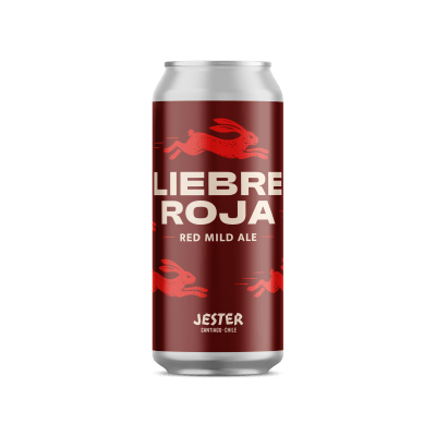 Liebre Roja, Red Mild Ale - 5.0° Alc. - 4 x 473cc1