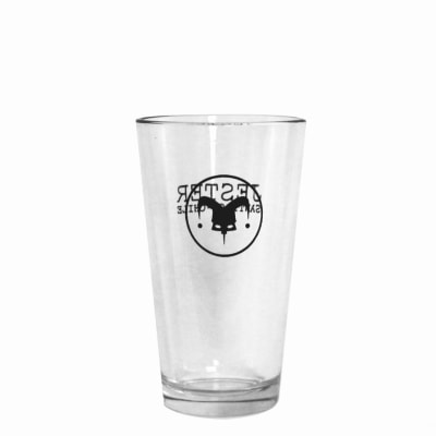VASO PINTA 473cc logo negro VASO PINTA 473cc logo negro