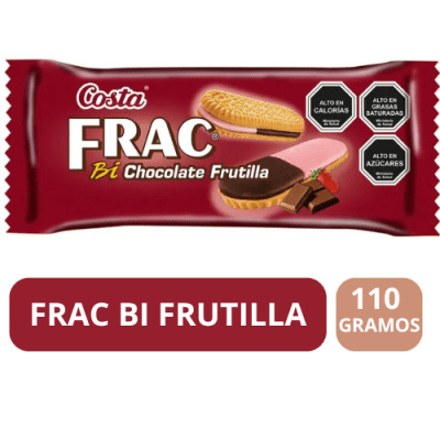 FRAC BI CHOCOLATE FRUTILA 110 GR.