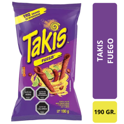 TAKIS FUEGO 190 GR.
