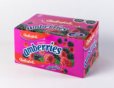 GOMITAS AMBERRIES DISPLAY 20 UND.