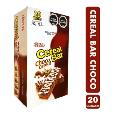 CEREAL BAR CHOCO 20 UND.