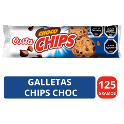 GALLETA CHIPS CHOC 125 GR.