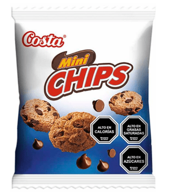 CHIPS CHOC COSTA MINI 35 GR.