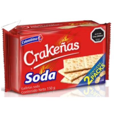 CRAKEÑA SODA TACO 150 GR.