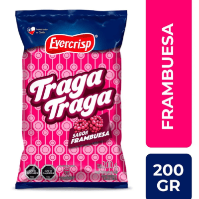 TRAGA TRAGA FRAMBUESA 200 GR.