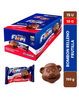 FLOPI CHOCO FRUTILLA 15 UND.
