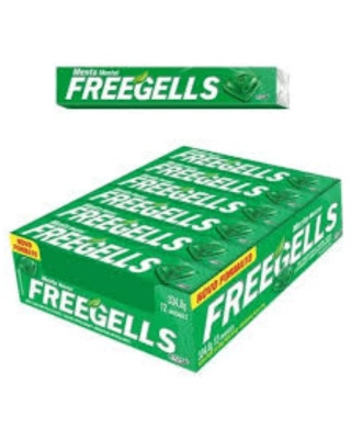 CARAMELO FREEGELLS MENTA 12UND