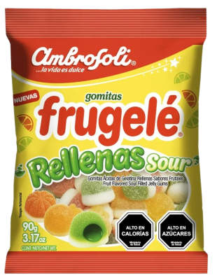 FRUGELE GOMITAS RELLENAS SOUR 90GR