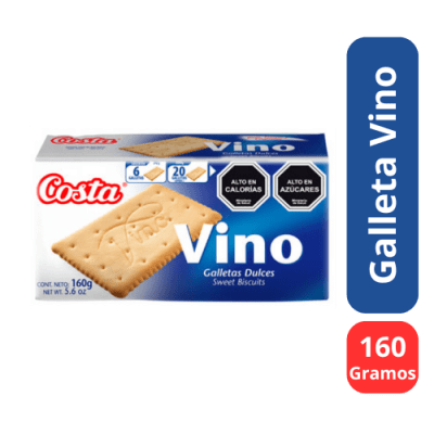 GALLETA VINO COSTA 160 GR.