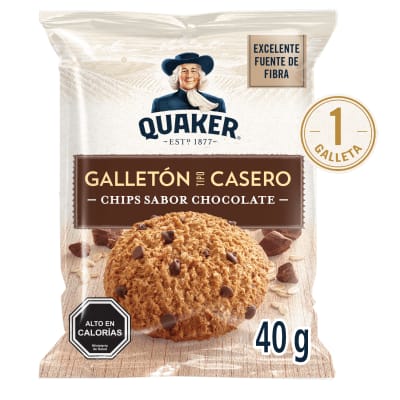GALLETON QUAKER CHIPS 40 GR.