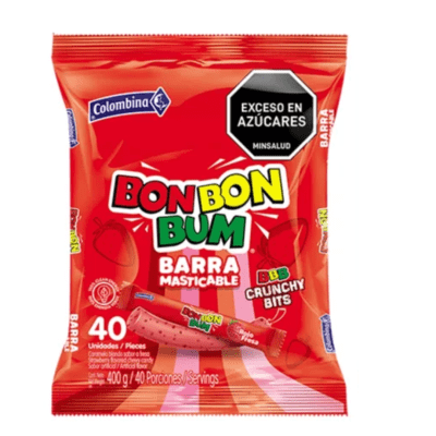 BARRA CRUNCHY FRESA 40 UND.