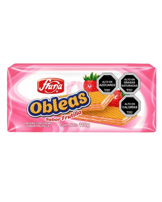 OBLEA FRUNA FRUTILLA 110 GR.