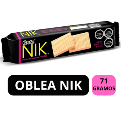 GALLETA NIK FRUTILLA 71 GR.