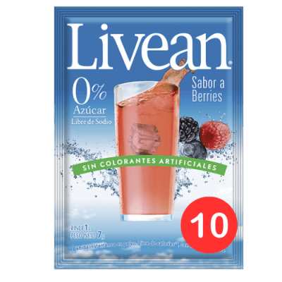 LIVEAN SOBRE BERRIES X10