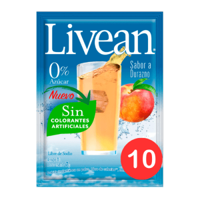 LIVEAN SOBRE DURAZNO X10