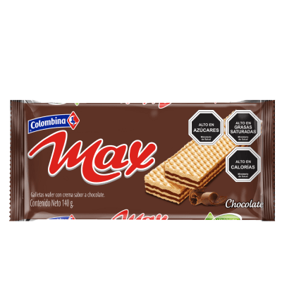MAX WAFER TACO CHOCOLATE 140 GR.