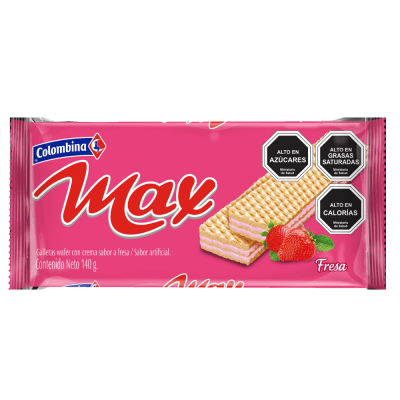 MAX WAFER TACO FRESA 140 GR.