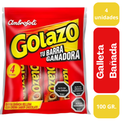 GOLAZO BOLSA 4 UNIDADES