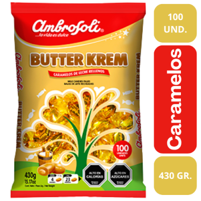 CARAMELO BUTTER KREM 430 GR.