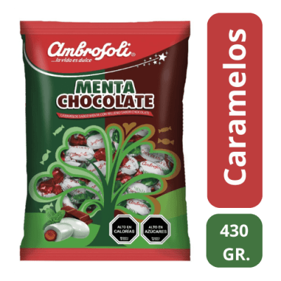 CARAMELO MENTA CHOCOLATE 430 GR.