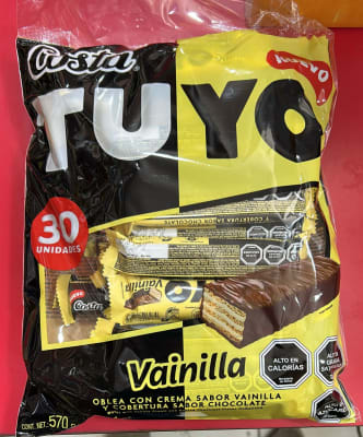 TUYO VAINILLA BOLSA 30UND