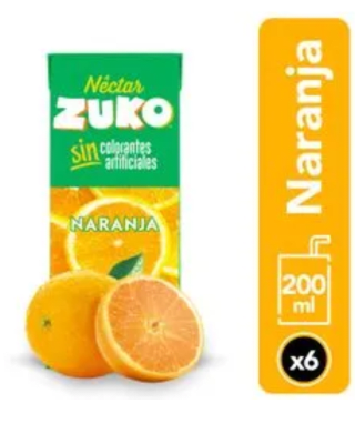 BOMBILLIN ZUKO NARANJA 200ML