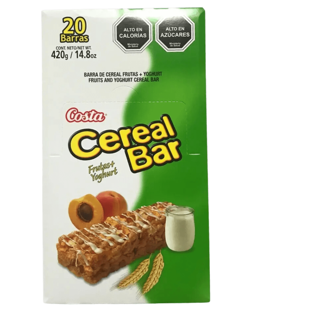 CEREAL BAR FRUTAS+YOGHURT 20UND Confitería Avimax