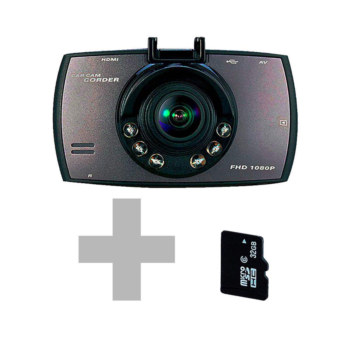 CÁMARA AUTO 1080 + SD 32 GB