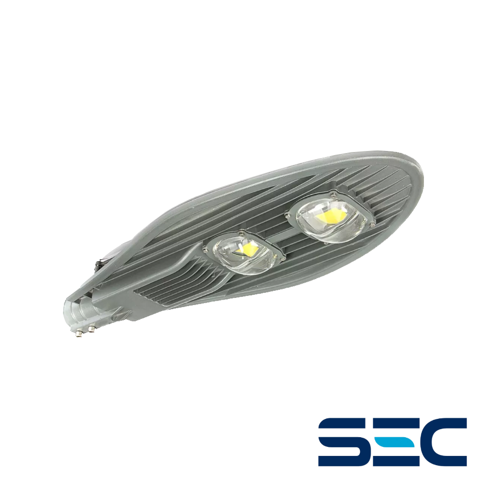 LUMINARIA PUBLICA 100W COB CON LUPA