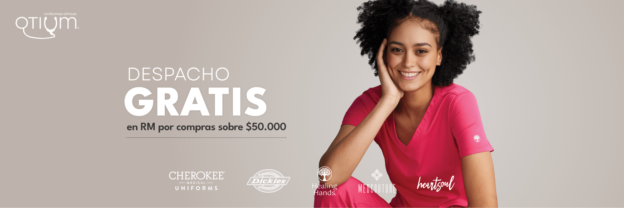Despacho GRATIS en RM por compras sobre $50.000
