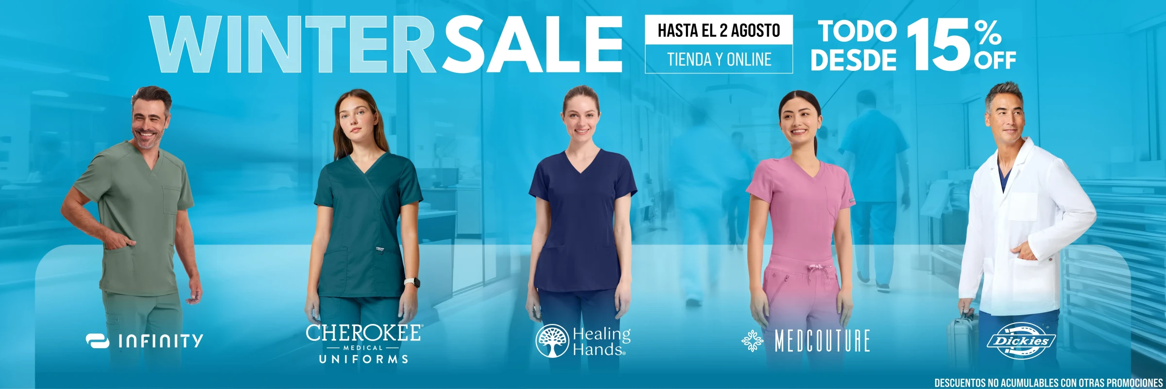 WINTER SALE • Hasta el 2 de agosto • Todo desde 15% OFF