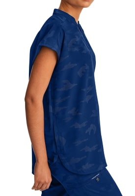 Polera Clínica Mujer Healing Hands Purple Label HH 2352 Azul Marino NAVY