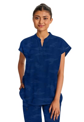 Polera Clínica Mujer Healing Hands Purple Label HH 2352 Azul Marino NAVY
