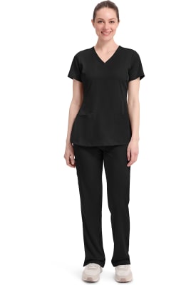 Polera Clínica Mujer Healing Hands HH Works 2500 Negro BLACK