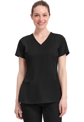 Polera Clínica Mujer Healing Hands HH Works 2500 Negro BLACK