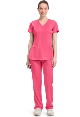 Polera Clínica Mujer Healing Hands HH Works 2500 Fucsia CAAPI