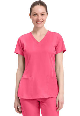 Polera Clínica Mujer Healing Hands HH Works 2500 Fucsia CAAPI