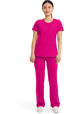 Polera Clínica Mujer Infinity 2624A Fucsia CPPS