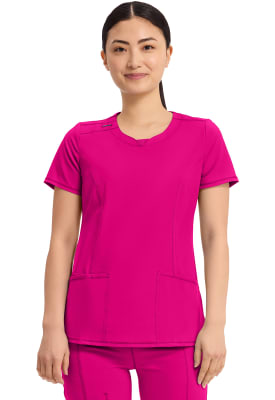 Polera Clínica Mujer Infinity 2624A Fucsia CPPS
