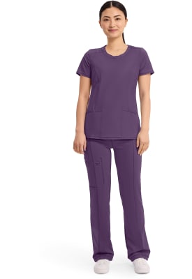 Polera Clínica Mujer Infinity 2624A Morado EGG