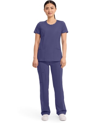 Polera Clínica Mujer Infinity 2624A Morado GRP