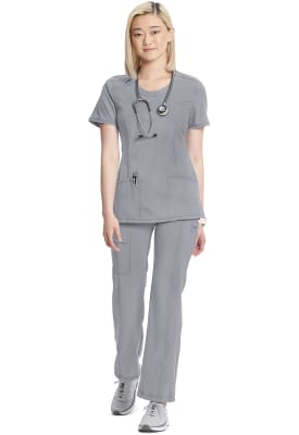 Polera Clínica Mujer Infinity 2624a Gris GRY