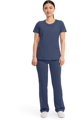 Polera Clínica Mujer Infinity 2624A Azul Marino NYPS