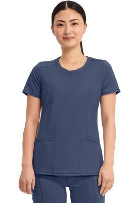 Polera Clínica Mujer Infinity 2624A Azul Marino NYPS