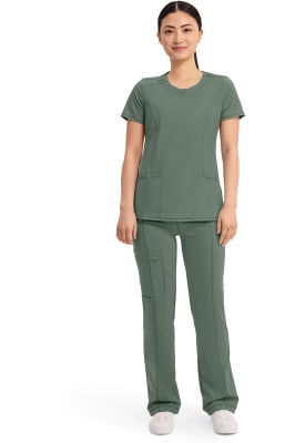 Polera Clínica Mujer Infinity 2624A Verde OLPS