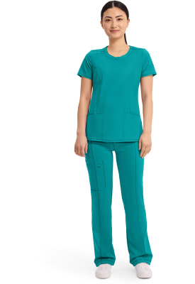 Polera Clínica Mujer Infinity 2624A Verde TLPS