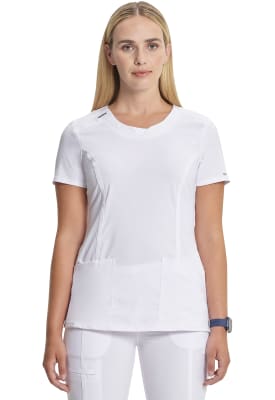 Polera Clínica Mujer Infinity 2624A Blanco WTPS