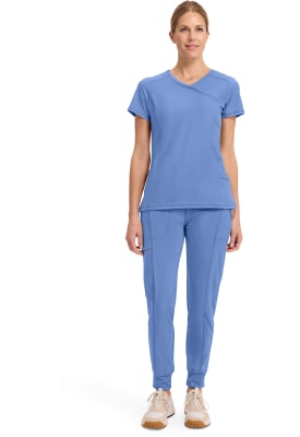 Polera Clínica Mujer Infinity 2625A Celeste CIPS